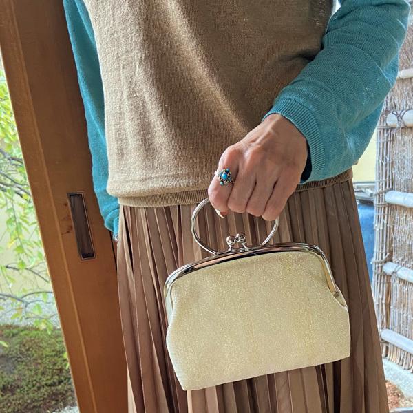桝屋高尾 msy-a-001 がま口ポーチ「CORON」ピンク メーカー取寄せ品