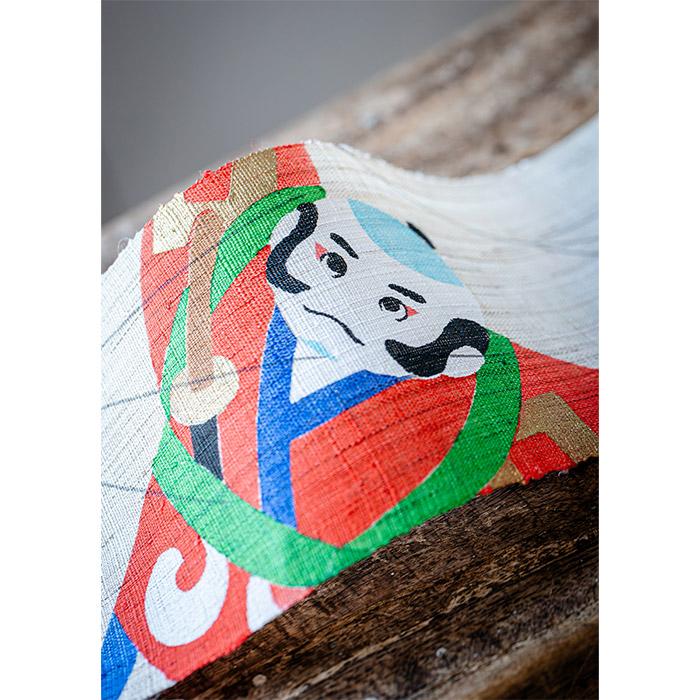 洛柿庵 Ts-896 細タペストリー「凧あげ(たこあげ)」細タペ メーカー