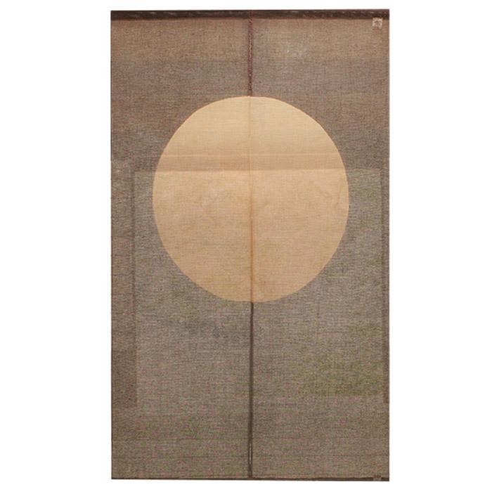 のれん　満月 宇野株式会社 N-642 新古典のれん「満月(まんげつ)」約88×150cm のれん