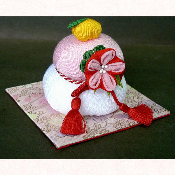 夢み屋 ye19-11 鏡餅「祝紅白鏡餅」メーカー取寄せ品 ちりめん 季節の
