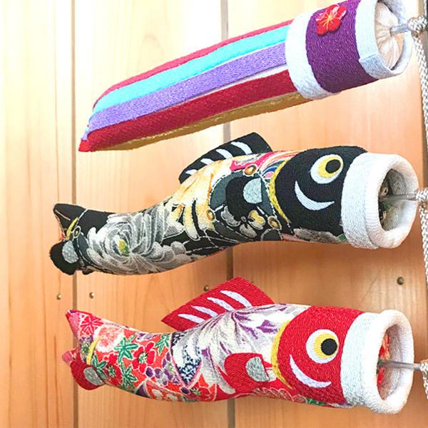 夢み屋 yg21-2「ちりめん雄々鯉のぼり」メーカー取寄せ品 五月