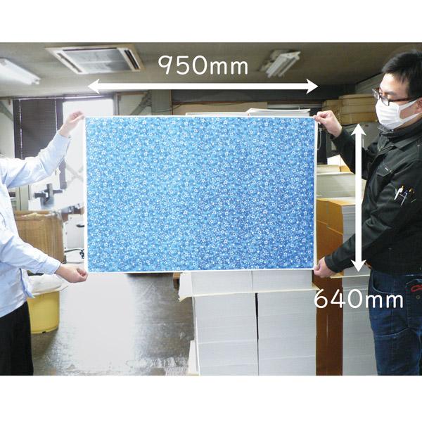 かみもん 京友禅紙 原紙サイズ「市松柄 緑」1枚入り 64×95(cm) 折り紙