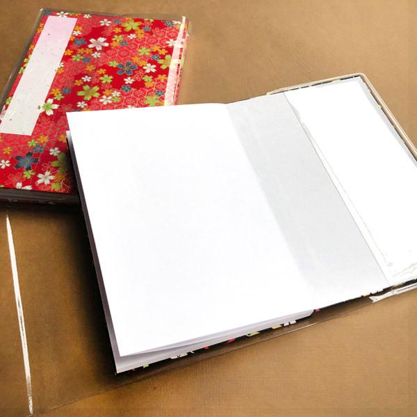 かみもん クリアタイプ 御朱印帳カバー Mサイズ 50枚入り 11×16cm用の画像
