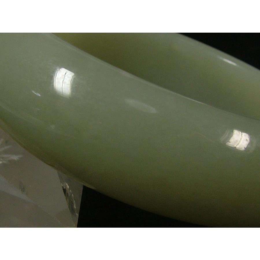 *和田白玉（ホータンはくぎょく）バングル５７ｍｍ（ｖ3）ys.r_3