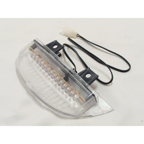 ライブディオZX AF34 AF35 リアスポイラー用ブルーLEDテールランプ