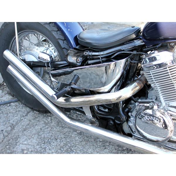 新品 スティード400 NC26 ハーレー風メッキサイドカバーセット 新品 スティード400 NC26 ハーレー風メッキサイドカバーセット