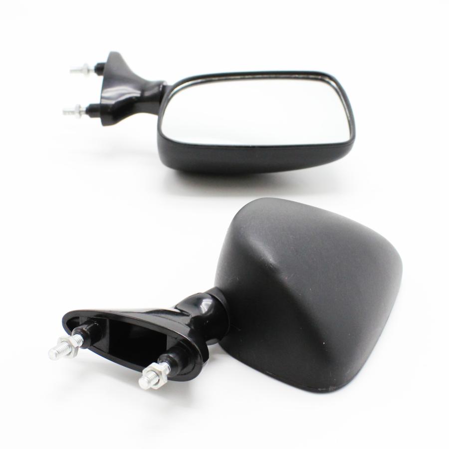 新品 TZR250 3MA 純正タイプ 黒 バックミラー左右セット ブラック