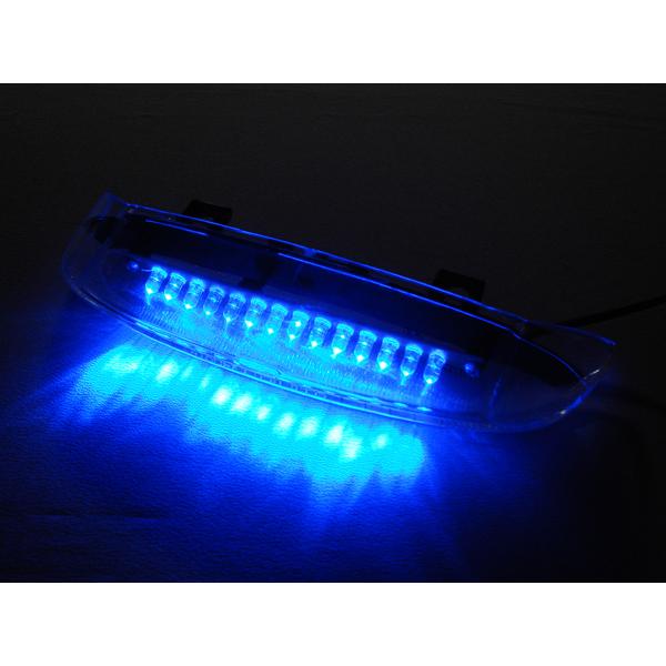SuperDio ZX AF28 LEDリアスポイラー用クリア/ブルーLEDテールランプ