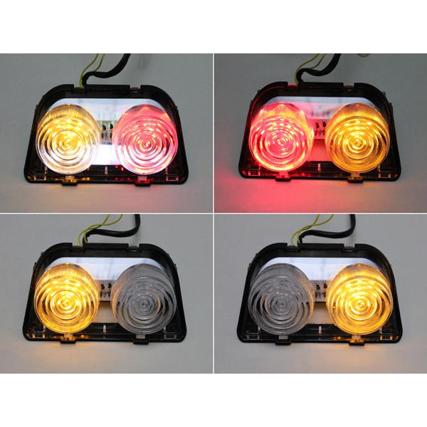 新品 NSR250R CBR250RR CBR400RR ウインカー付 クリア LEDテールランプ