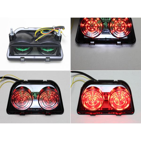 新品 NSR250R CBR250RR CBR400RR ウインカー付 スモーク LED 新品 NSR250R CBR250RR CBR400RR ウインカー付 スモーク LED