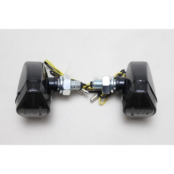 スクエアLEDスモークウインカー2個セット ソフテイルFXSTC FLH FLSTS