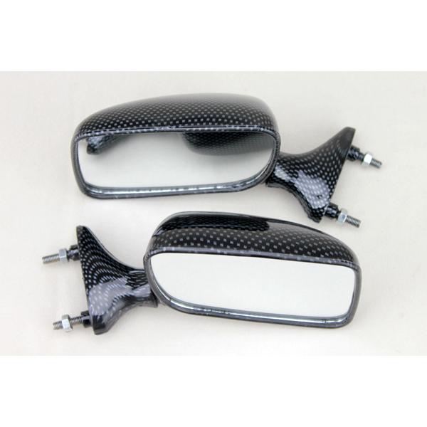新品 TZR250 3MA 純正タイプ カーボン柄 バックミラー左右セット