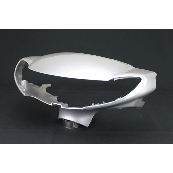 JOG ZRエボ2 SA36J SA39J ヘッドライトカバー 銀 ヘッドライトカウル