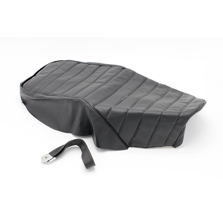 ゼファーχ ZR400C 張り替え用 タックロールシート表皮 黒 96-05年式 G1