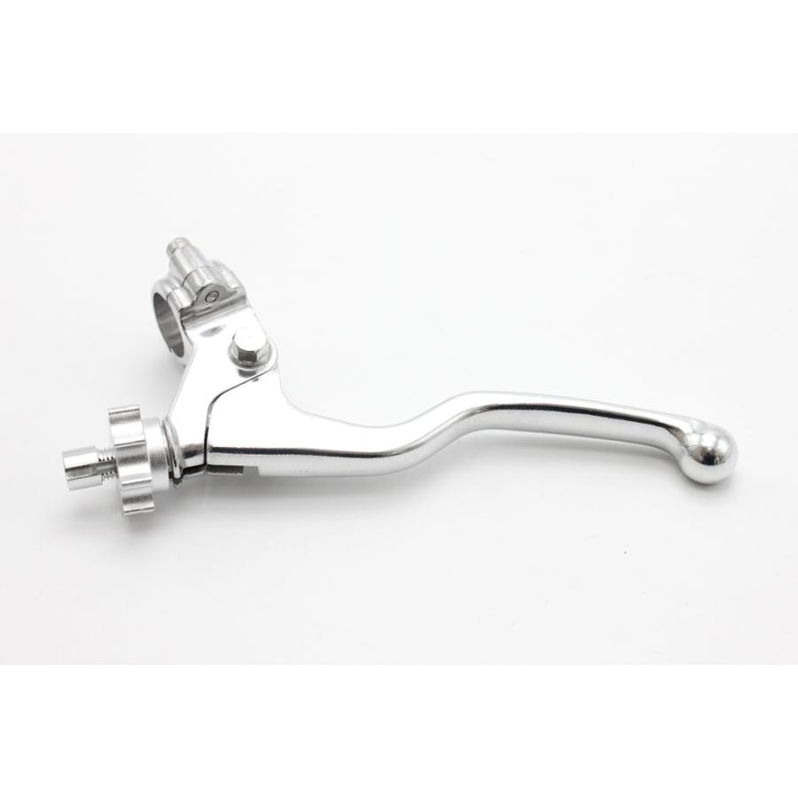 YZ65 YZ80 YZ85 クラッチレバー/クラッチホルダー セット 銀 ワイヤー