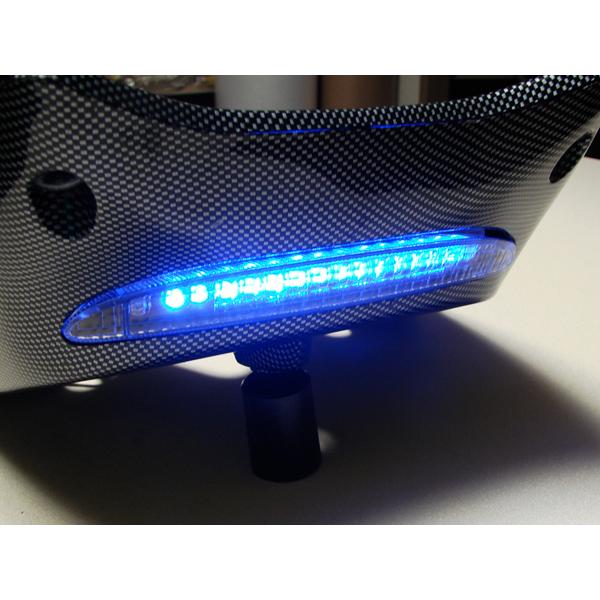 JOG ZRエボ SA16J リアスポイラー用LED 青 リモコンジョグ ウイング用LED ブルー LEDテールランプYAMAHAヤマハ｜kaminarimotors｜07