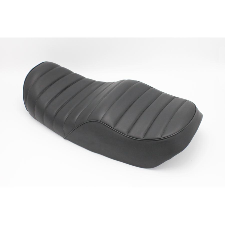 ゼファー750 アンコ抜き タックロールシート ZEPHYR750 黒