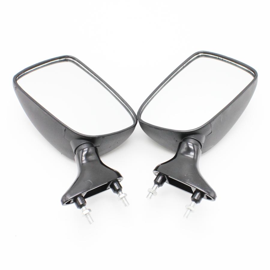 ホンダ純正品モトコンポバックミラー左右セット新品 楕円ミラー左右セット 8mm ホンダ 原付 スクーター 黒 新品 楕円