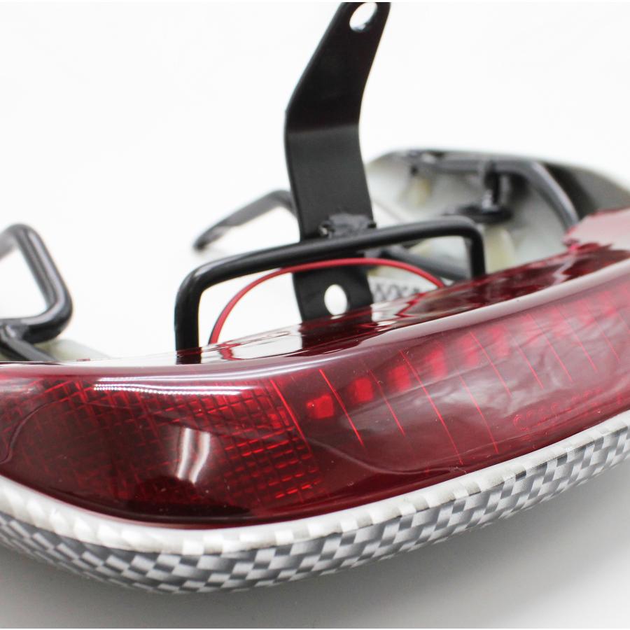 SuperDio ZX AF27 AF28 LEDリアスポイラーセット カーボン柄