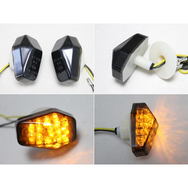 GSX1400用 ノーマルウインカー 4個セット クリアレンズ 送料無料!! 埋め込み スモークLEDクリアウインカー GSX1400 GSX-R1000