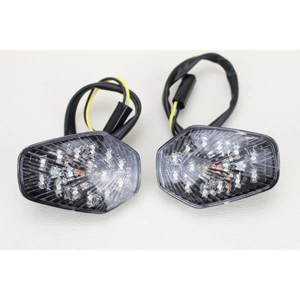 GSX-R1000 GSX-R600 LEDフラットクリアウインカー2個セット GSX-R750