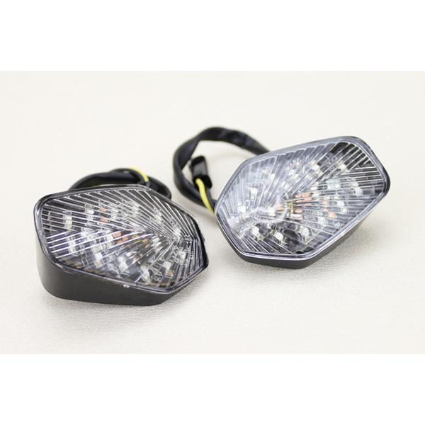 GSX-R1000 GSX-R600 LEDフラットクリアウインカー2個セット GSX-R750