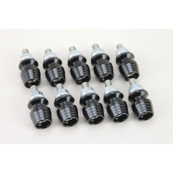 6mm 荷掛フックボルト2個 黒 ZX-9R ZXR750 ZZ-R1100 GPZ1000RX ZX-12R