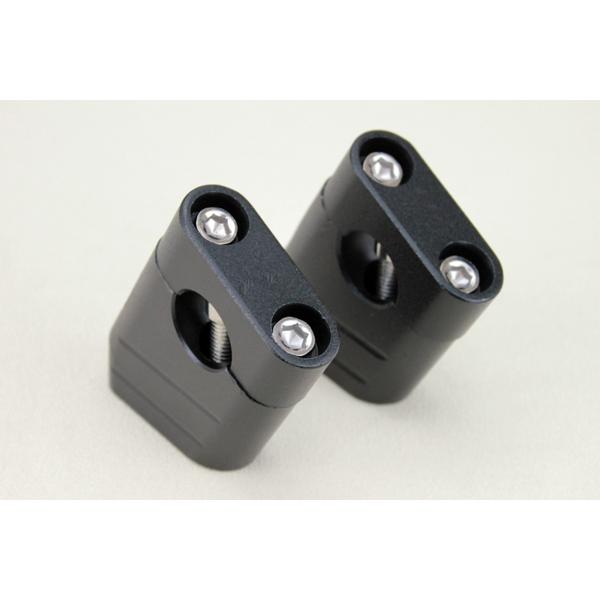 国産用22.2mm ハンドルポスト 黒 ZRX400 ZRX1100 ZRX1200R バリオス
