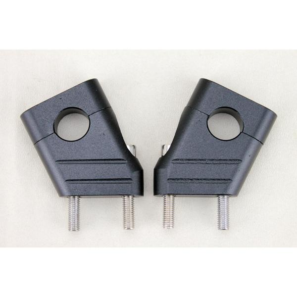 国産用22.2mm ハンドルポスト 黒 ZRX400 ZRX1100 ZRX1200R バリオス 