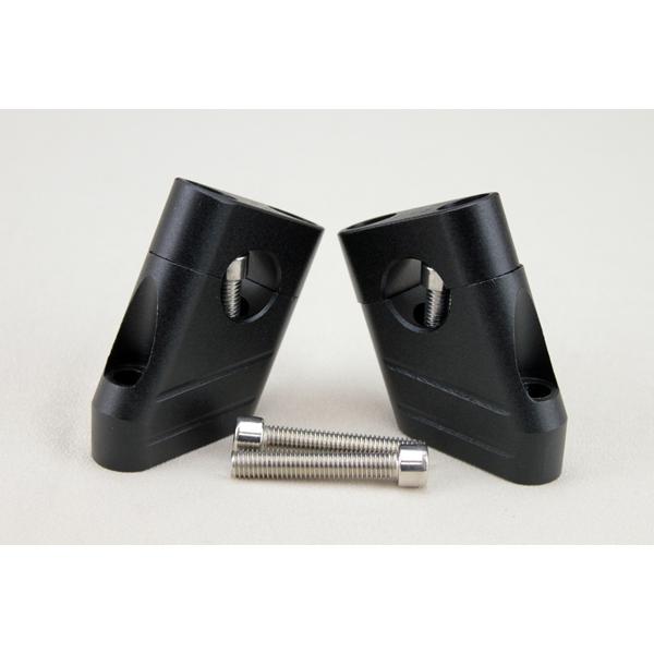 国産用22.2mm ハンドルポスト 黒 ZRX400 ZRX1100 ZRX1200R バリオス