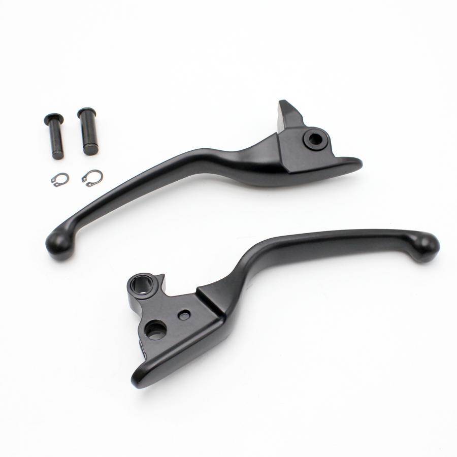 ハーレー 08-13年 ツーリンググライド 黒 ブレーキレバー/クラッチ