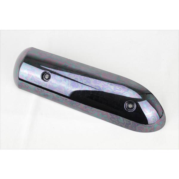 スマートディオZ4 AF56 AF57 AF62 AF63 黒メッキ マフラーガードZOOMER