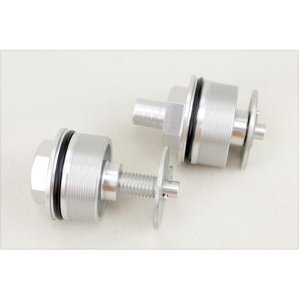 CB400SF VTEC NC39 41mmフォークキャップ銀 減衰イニシャル