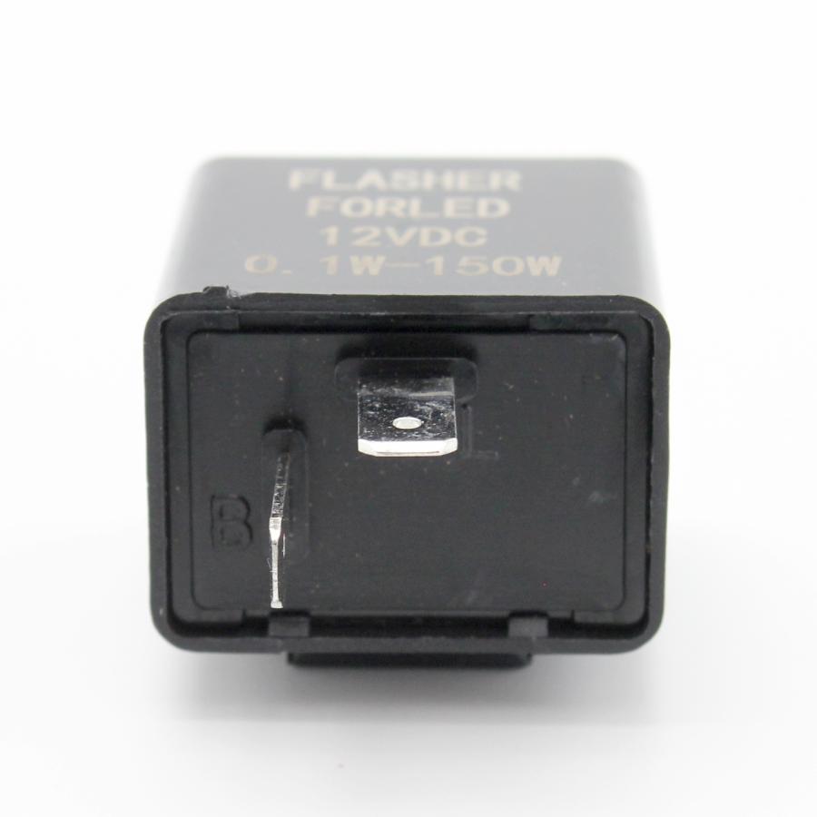 2ピン ICウインカーリレー 12V車用 LEDハイフラ防止 DT200R DT200WR