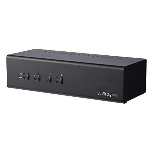人気絶頂 Startech Com 4ポート デュアルモニタ Dviデュアルリンク Kvmスイッチ 2ポートusb 3 0ハブ搭載 2560x1600 60hz オーディオ対 無料長期保証 Www Technet 21 Org