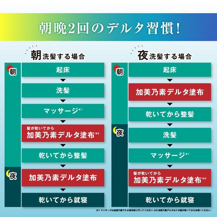 ミノキシジル 発毛剤 育毛剤 ミノキシジル5％ 加美乃素 加美の素 加美乃素デルタ 60ml×3本セット 第1類医薬品｜kaminomoto｜14