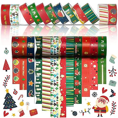 クリスマスデザイン マスキングテープセット PBM 12巻 クリスマスデザインのマスキングテープセット マステ