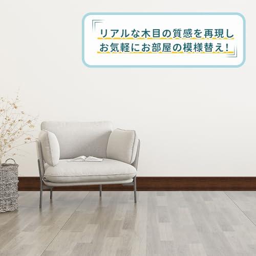 マスキングテープ 木目 茶色 厚手 長さ5m 幅10cm 強い粘着力 壁紙シール 巾木テープ 木目調テープ 木口テープ 木目調シール 貼って剥がせる 壁 キッチン 台所 窓 | ブランド登録なし | 05