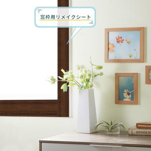 マスキングテープ 木目 茶色 厚手 長さ5m 幅10cm 強い粘着力 壁紙シール 巾木テープ 木目調テープ 木口テープ 木目調シール 貼って剥がせる 壁 キッチン 台所 窓 | ブランド登録なし | 06