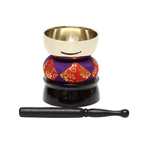 仏具8点セット 小サイズ [おりん・香炉・ローソク立て・花立て・仏器・茶器・マッチ消し・香炉灰]_1