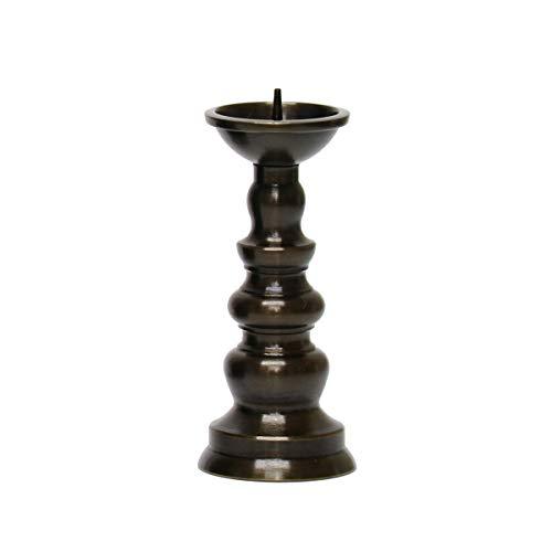 仏具8点セット 小サイズ [おりん・香炉・ローソク立て・花立て・仏器・茶器・マッチ消し・香炉灰]_2
