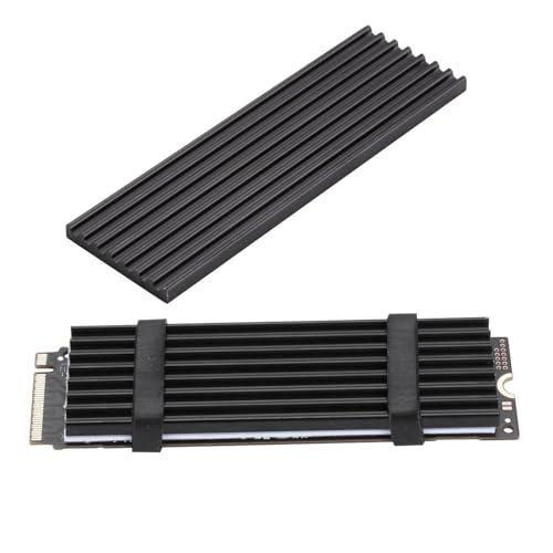 M.2 SSDヒートシンクキット アルミ合金ヒートシンク 2部セット 導熱