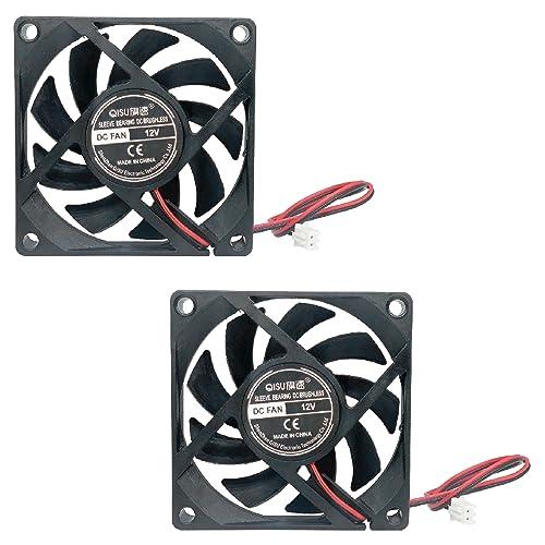 PENGLIN 冷却ファン 2個 7015 12V スリーブベアリング ファン 3D