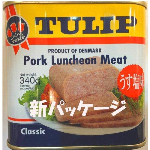 チューリップ TULIP ・ポークランチョンミート 24缶セット : 上之島屋