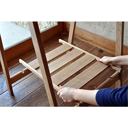 オークヴィレッジ 国産無垢の木のハンガーラック ナチュラル 幅70*奥行54.5*高さ147.8cm 52080-10_4