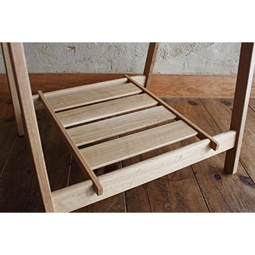 オークヴィレッジ 国産無垢の木のハンガーラック ナチュラル 幅70*奥行54.5*高さ147.8cm 52080-10_5