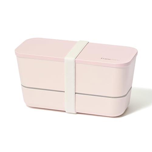 Francfranc フランフラン ロゴ ランチボックス 2段 ピンク 弁当箱