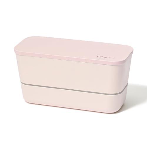Francfranc フランフラン ロゴ ランチボックス 2段 ピンク 弁当箱