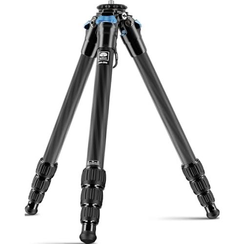 SIRUI AM-284トラベルカーボンファイバー三脚、4段式レッグ付きプロ用