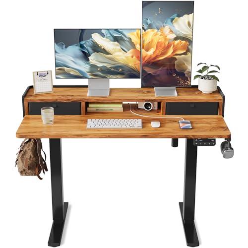 YIHAYO 昇降デスク 高さ70-115cm 幅120cm 奥行き60cm 電動